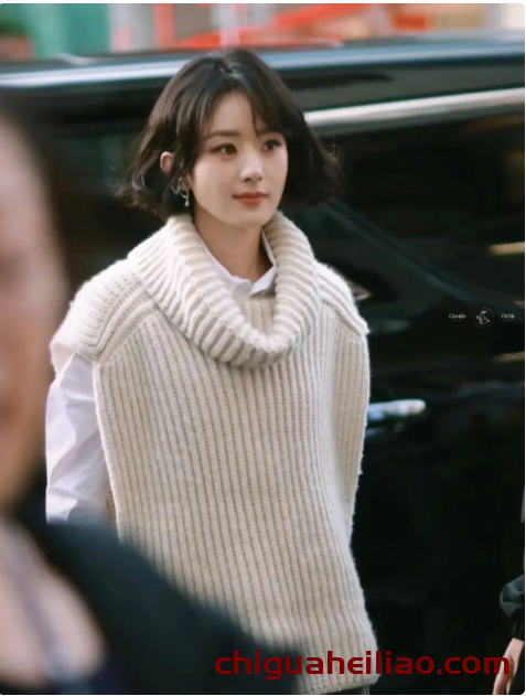 赵丽颖新造型开挂:短发时尚感十足